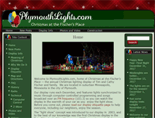 Tablet Screenshot of plymouthlights.com